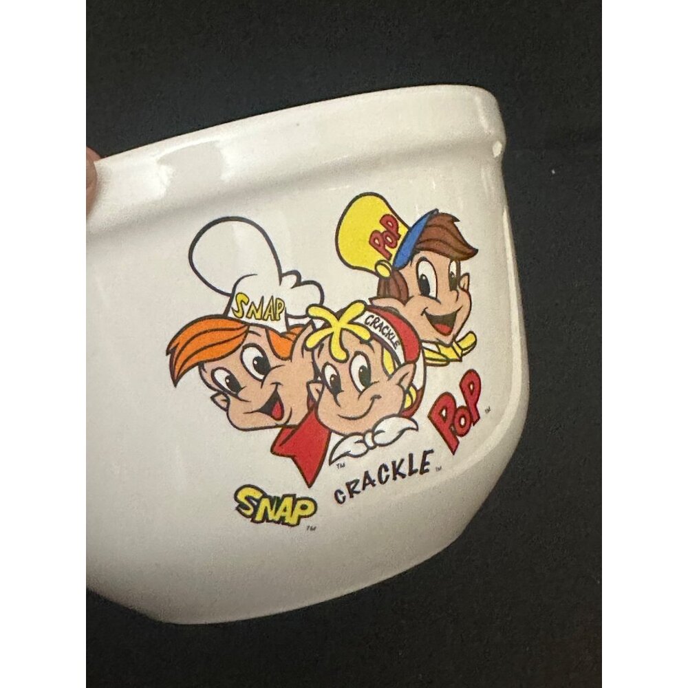 2001‎ Kellogg's Snap Crackle Pop Cereal Bowl Houston Harvest - Picture 6 of 10